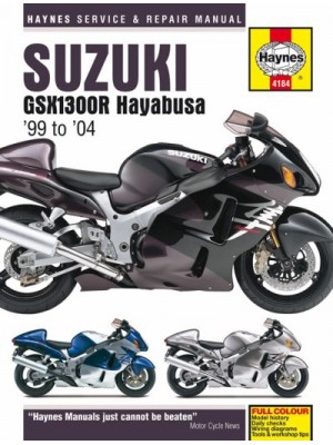 SUZUKI GSX 1300R HAYABUSA 1999-2004 - HAYNES SERVICE & REPAIR MANUAL
