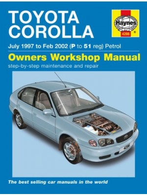 TOYOTA COROLLA PETROL 1997-2001 - OWNERS WORKSHOP MANUAL
