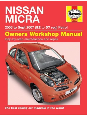 NISSAN MICRA PETROL 2002-07 - OWNERS WORKSHOP MANUAL