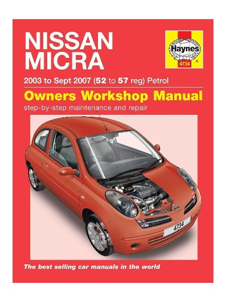 NISSAN MICRA PETROL 2002-07 - OWNERS WORKSHOP MANUAL