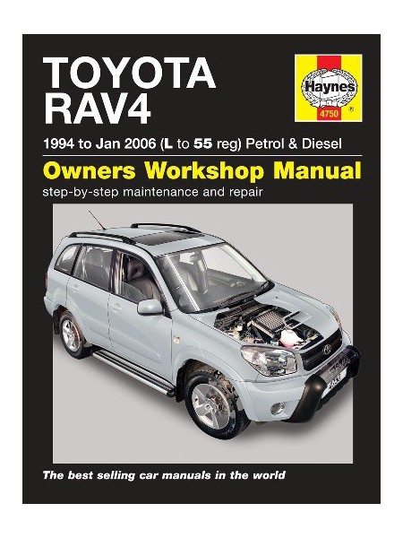 TOYOTA RAV4 1994-05 PETROL & DIESEL - OWNERS WORKSHOP MANUAL
