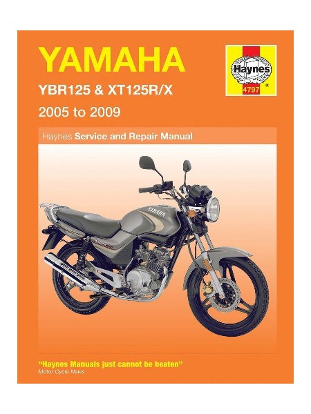 YAMAHA YBR125 & XT125R/X 2005-09 - OWNERS WORKSHOP MANUAL