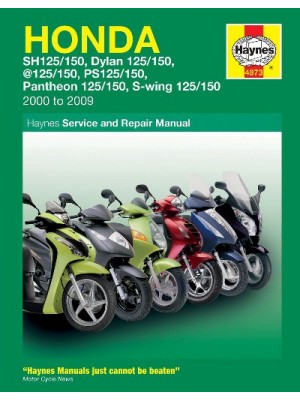 HONDA 125 SCOOTERS (SH, SES, NES, PES & FES 125) 2000-09 - REPAIR & .