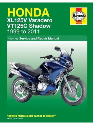 HONDA XL125V & VT125C 1999-11 - OWNERS WORKSHOP MANUAL