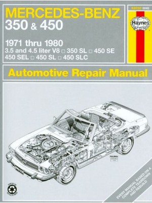 MERCEDES-BENZ 350 & 450 1971-1980 - AUTOMOTIVE REPAIR MANUAL