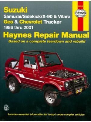 SUZUKI SAMURAI 86-2001 HAYNES REPAIR MANUAL