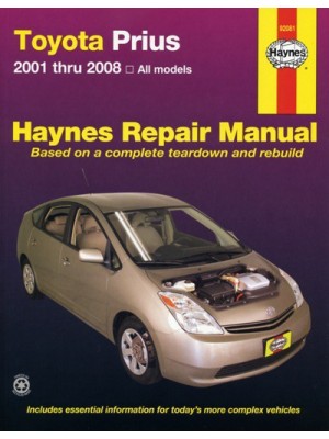 TOYOTA PRIUS 2001-08 - HAYNES REPAIR MANUAL