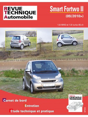 RTA005 SMART FORTWO II 1.0MHD & 1.0 TURBO 85ch DEPUIS 09/2010
