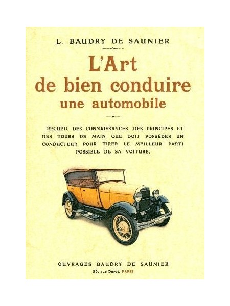 L'ART DE BIEN CONDUIRE UNE AUTOMOBILE