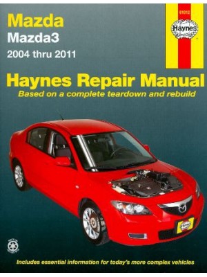 MAZDA MAZDA3 2004 THRU 2011 OWNERS WORKSHOP MANUAL