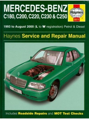 MERCEDES C CLASS PETROL & DIESEL 93-2000 HAYNES SERVICE AND REPAIR ..