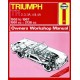 TRIUMPH TR2 3 3A 4 4A 1952-67 - OWNER WORKSHOP MANUAL