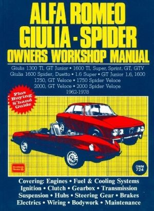ALFA ROMEO GIULIA-SPIDER - OWNERS WORKSHOP MANUAL