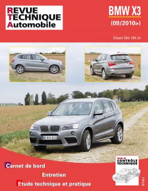 RTAB767 BMW X3 2.0 DIESEL 184 CH. depuis 09/2010