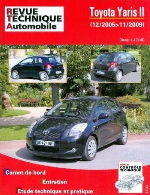 RTAB766 TOYOTA YARIS II 1.4 D-4D 12/2005 à 11/2009