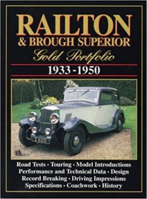 RAILTON & BROUGH SUPERIOR 1933-1950 GOLD PORTFOLIO - Livre de R Clarke