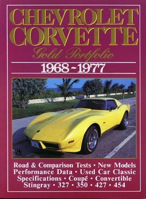 CHEVROLET CORVETTE 1968-77 GOLD PORTFOLIO