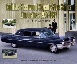 CADILLAC FLEETWOOD SERIES SEVENTY-FIVE LIMOUSINS 1937 1987
