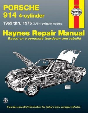 PORSCHE 914 4 CYL 1969-76 - AUTOMOTIVE REPAIR MANUAL
