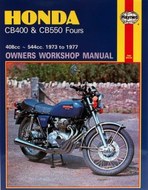 HONDA CB400 & CB550 FOURS 1973-77 - OWNERS WORKSHOP MANUAL