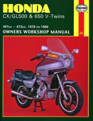 HONDA CX / GL500 & 650 V-TWINS 1978-86 - OWNERS WORKSHOP MANUAL