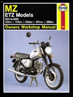 MZ ETZ MODELS 1981-95 - OWNERS WORKSHOP MANUAL