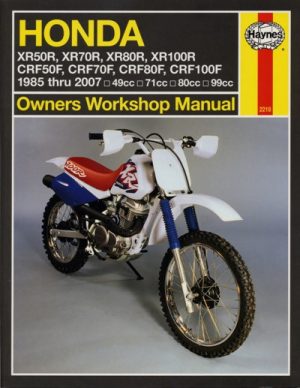 HONDA XR80R / XR100R & CRF80 / 100F 1985-2004 - OWNERS WORKSHOP MANUA