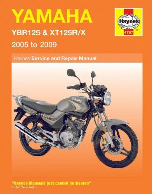 YAMAHA YBR125 & XT125R/X 2005-09 - OWNERS WORKSHOP MANUAL