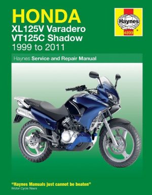 HONDA XL125V & VT125C 1999-11 - OWNERS WORKSHOP MANUAL