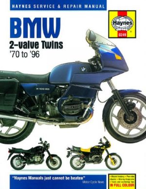 BMW 2 VALVE TWINS (1970-96) - OWNERS WORKSHOP MANUAL