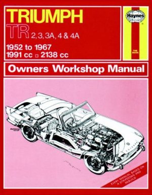 TRIUMPH TR2 3 3A 4 4A 1952-67 - OWNER WORKSHOP MANUAL