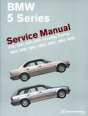 BMW 5 SERIES SERVICE MANUAL 1989-1995 - E34 WM