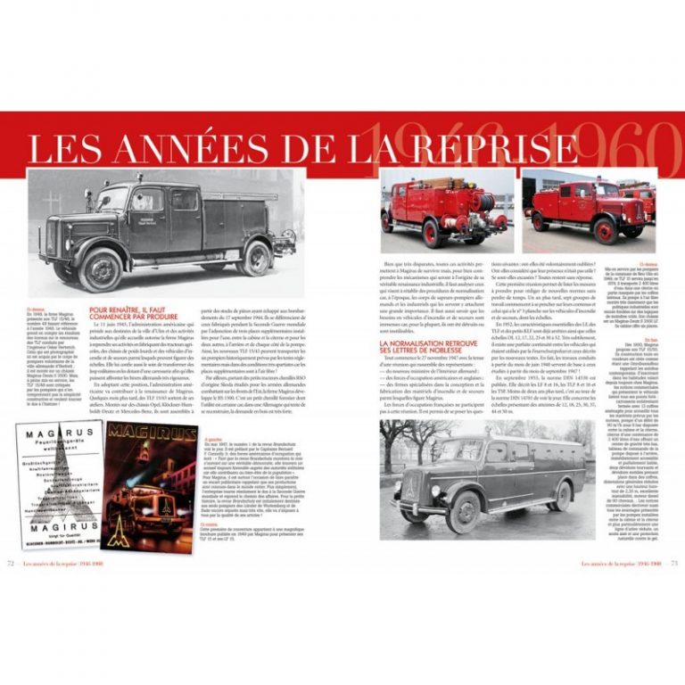 MAGIRUS - HISTOIRE DES VEHICULES DE POMPIERS