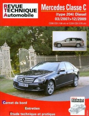 RTAB753 MERCEDES CLASSE C 2.2 CDI (135 - 170 ch) 03/2007-09/2009