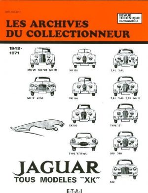 ARC03 JAGUAR TOUS MODELES XK MK TYPE 1948-71