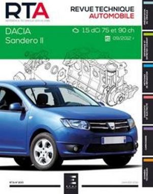 RTA800 DACIA SANDERO II :1.5 DCI(75 et 90ch)depuis 10/2012