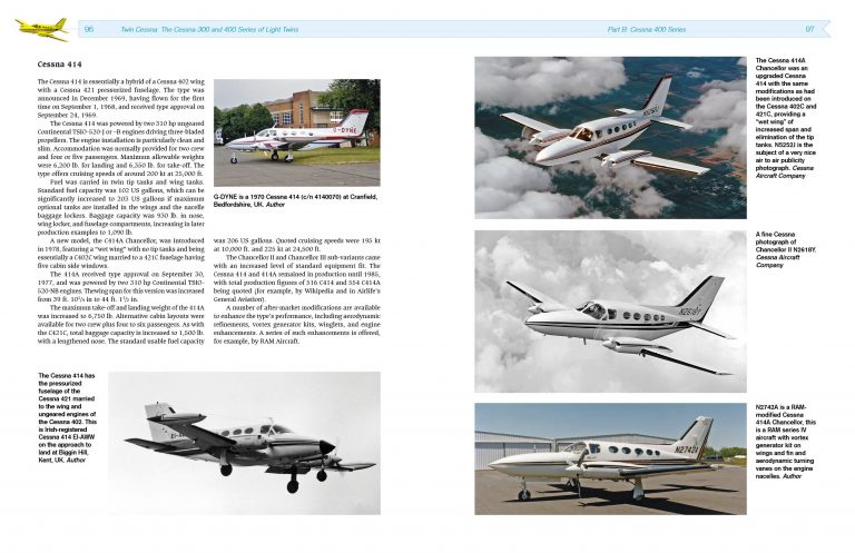TWIN CESSNA - THE CESSNA 300 AND 400 SERIES OF LIGHT TWINS
