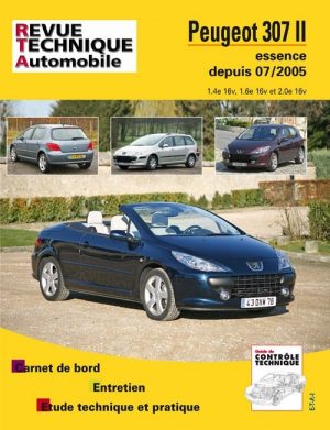 RTAB714 PEUGEOT 307 II + CC ESSENCE 1.4, 1.6, 2.0 (16V) DEP 06/2005