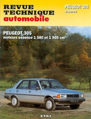 RTA441 PEUGEOT 305 GR, SR (1986-1989) GT, GTX, AUTO (1983-89)