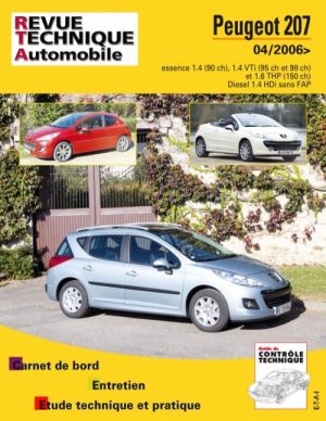 RTAB724 PEUGEOT 207 CC 04/06-06/13 ESS 1.4-1.6 ET 1.4HDI