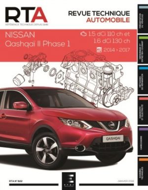 RTA822 NISSAN QASHQAI II PHASE 1 - 1.5 DCI 110 & 1.6 DCI 130