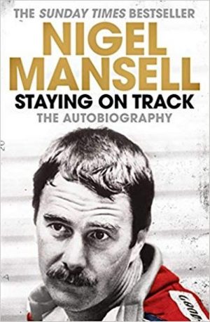 NIGEL MANSELL STAYING ON TRACK