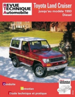 RTA493 TOYOTA LAND CRUISER LJ 70 ET 73 DIESEL 1985-93