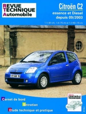 RTA684 CITROEN C2 1.1 ET 1.4 ESSENCE, 1.4HDI