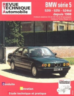 RTA521 BMW SERIE 5 ESSENCE ET DIESEL (1988-91)