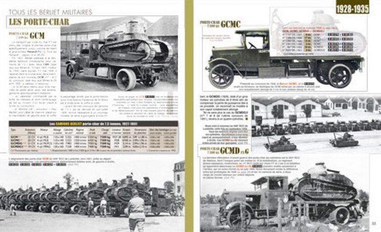 TOUS LES BERLIET MILITAIRES 1914-1940