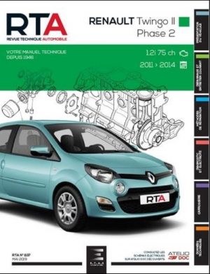 RTA837 RENAULT TWINGO II Ph.2 1.2i 75ch 2012-2014