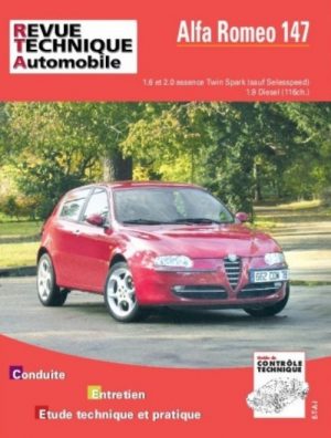 RTA658 ALFA ROMEO 147 ESSENCE 1.6 2.0 ET DIESEL