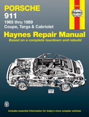 PORSCHE 911 1965 TO 1989 - AUTOMOTIVE REPAIR MANUAL