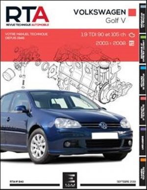 RTA840 VOLKSWAGEN GOLF V 1.9TDi 90-105ch 2003-2008